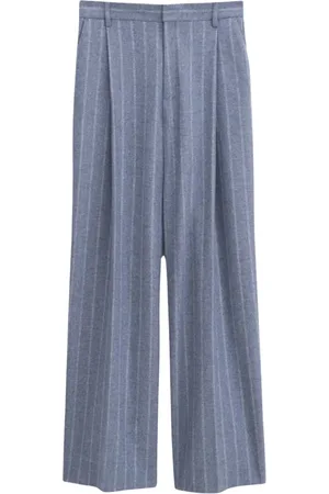 Filippa K Wide Trousers, female, , Size: XS Wide Pleated Striped Trousers