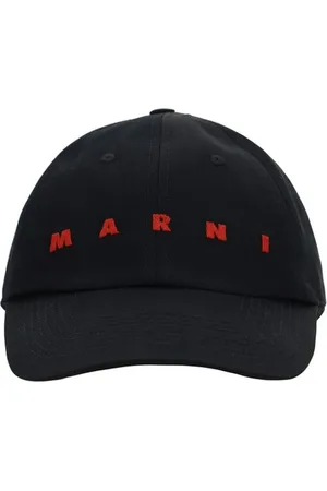 Marni Caps, male, , Size: S Monogram Cotton Baseball Hat