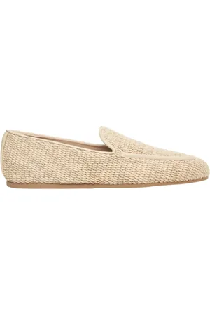 Stuart Weitzman Loafers, female, , Size: 8 US Raffia Loafers Stylish Design
