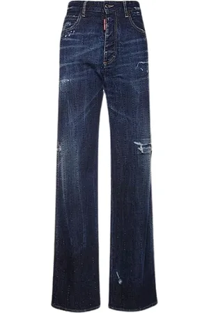 Dsquared2 Wide Jeans, female, , Size: 3XS Flared Jeans