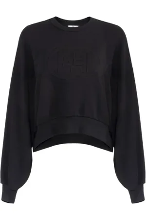 Elisabetta Franchi Sweatshirts, female, , Size: L Oversized Logo Sweatshirt