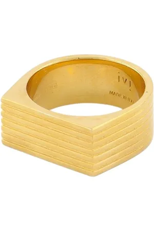 IVI Rings, female, , Size: 52 MM Aurelia Signet Ring /Wide Season 6 Gold-Plated