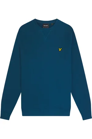 Lyle & Scott Sweatshirts, male, , Size: XL Navy Crew Neck Sweatshirt