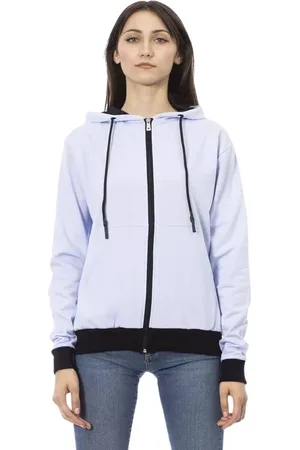 BALDININI Zip-throughs, female, , Size: M Cotton Hooded Sweater