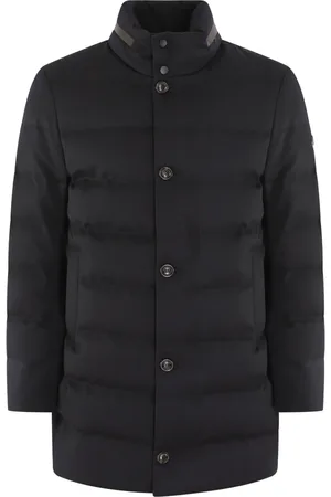 Moncler Winter Jackets, male, , Size: M Vallonpierre Long Coat