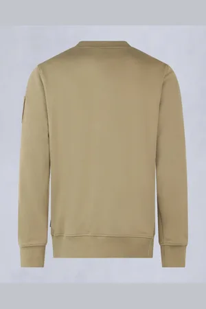 Moose Knuckles Sweatshirts, male, , Size: XS Snyder Crewneck Sage Gold