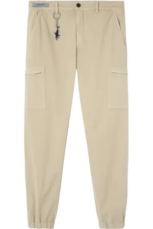 Paul & Shark Slim-fit Trousers, male, , Size: XL Cargo Trousers with Keychain Detail