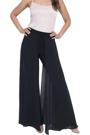 Frank Lyman Wide Trousers, female, , Size: 3XL Chiffon Overlay Pant
