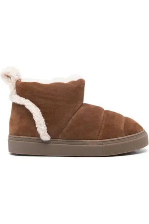 INUIKII Winter Boots, female, , Size: 10 US Shearling Slip-in Ankle Boots