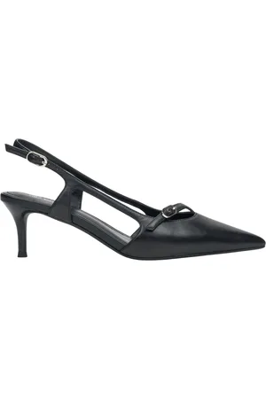 Estro Pumps, female, , Size: 6 US Leather Slingback Low-Heel Pumps