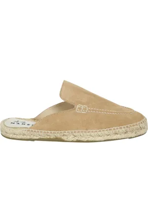MANEBI Mules, male, , Size: 7 US Suede Espadrilles