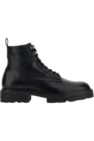 Hogan Lace-up Boots, male, , Size: 9 US B999 H673 Combat Boots