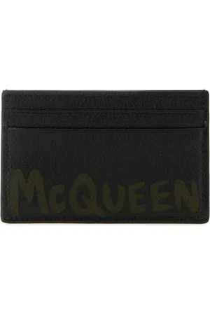 Alexander McQueen Wallets & Cardholders, male, , Size: ONE SIZE Leather Card Holder