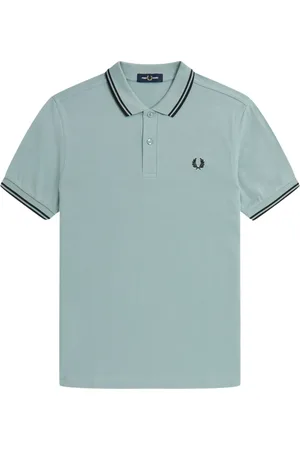 Fred Perry Polo Shirts, male, , Size: L Slim Fit Twin Tipped Polo