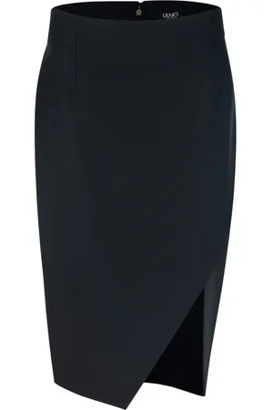Liu Jo Pencil Skirts, female, , Size: M Side-slit Tailored Midi Skirt