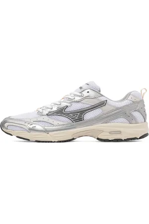Mizuno Sneakers, male, , Size: 8 US White Sneakers with Iron Gate Detailing
