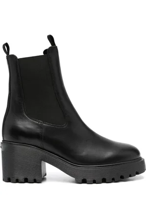 Hogan Heeled Boots, female, , Size: 7 US Ankle Chelsea Boots