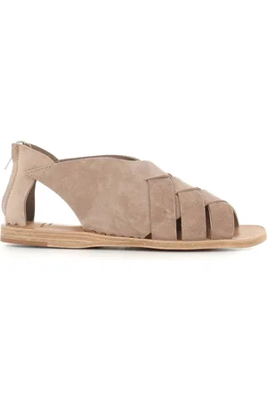 Officine creative Flat Sandals, female, , Size: 6 US Suede Flat Sandals