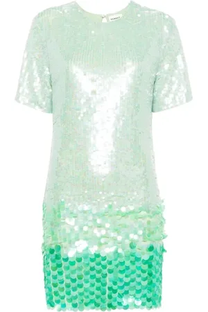 P.A.R.O.S.H. Party Dresses, female, , Size: XS 065 Verde Menta Abito Dress
