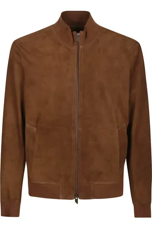 SALVATORE SANTORO Bomber Jackets, male, , Size: L Luxury Leather Jacket