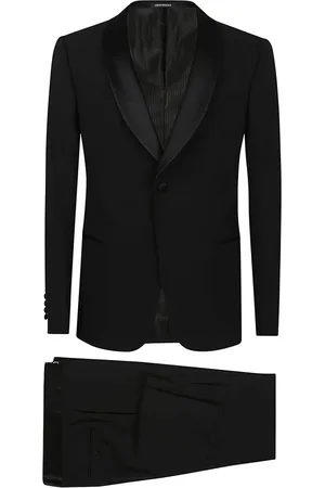 Emporio Armani Single Breasted Suits, male, , Size: 2XL Wool Blend Suit