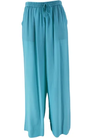 P.A.R.O.S.H. Wide Trousers, female, , Size: M Wide Silk Trousers