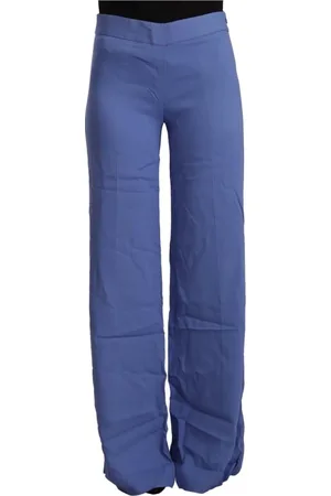 P.A.R.O.S.H. Wide Trousers, female, , Size: 2XS High Waist Viscose Wide Leg Pants