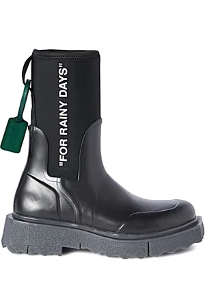 OFF-WHITE Chelsea Boots, male, , Size: 9 US Classic Leather Chelsea Boots