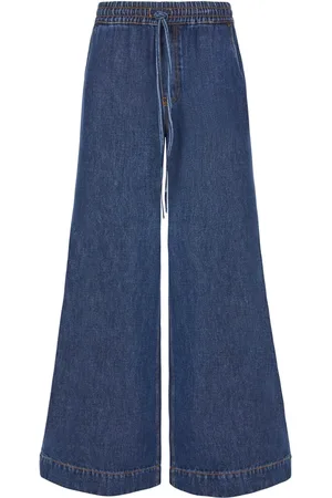 P.A.R.O.S.H. Wide Trousers, female, , Size: S Wide Leg Trousers with Elasticated Waistband