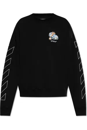 OFF-WHITE Sweatshirts, male, , Size: S Logo Sweatshirt