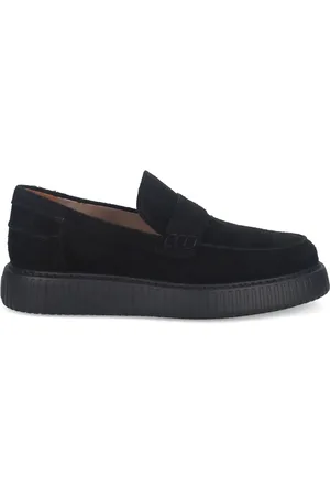 Hogan Loafers, male, , Size: 8 US Suede Moccasin Shoes