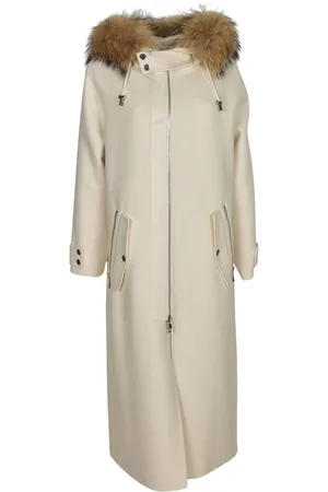 P.A.R.O.S.H. Parkas, female, , Size: XS Cream Parka Coat