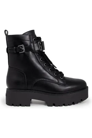 Guess Lace-up Boots, female, , Size: 11 US Amphibian Boots with 4.5cm Heel