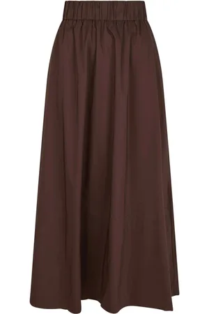 Neo Noir Maxi Skirts, female, , Size: XS A-line Poplin Skirt