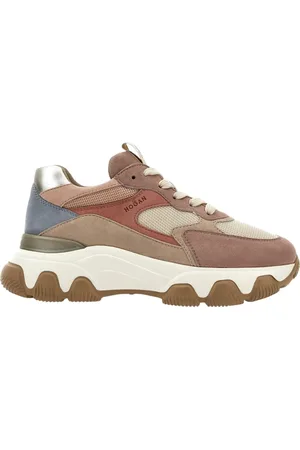 Hogan Sneakers, female, , Size: 6 1/2 US Hyperactive Platform Leather Sneakers