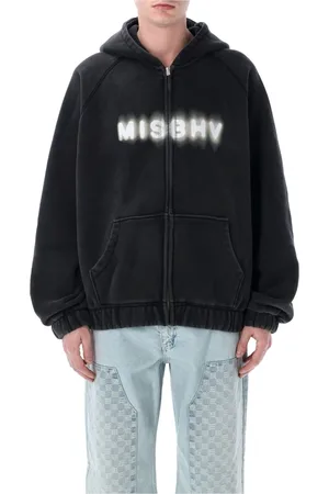 MISBHV Zip-throughs, male, , Size: M Oversized Zipped Hoody Knitwear