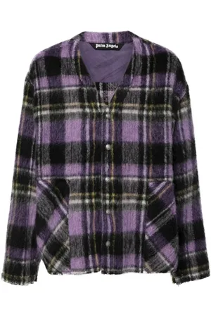 Palm Angels Cardigans, male, , Size: S Overshirt Cardigan