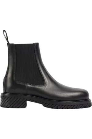 OFF-WHITE Chelsea Boots, male, , Size: 10 US Combat Lace-Up Boots