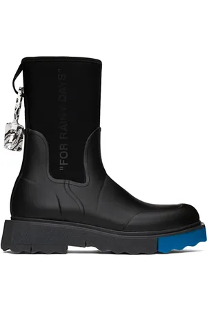 OFF-WHITE Chelsea Boots, male, , Size: 8 US Classic Leather Chelsea Boots