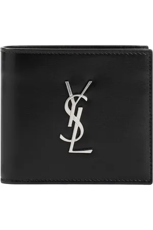 Saint Laurent Wallets & Cardholders, male, , Size: ONE SIZE Leather Card Holder Accessories