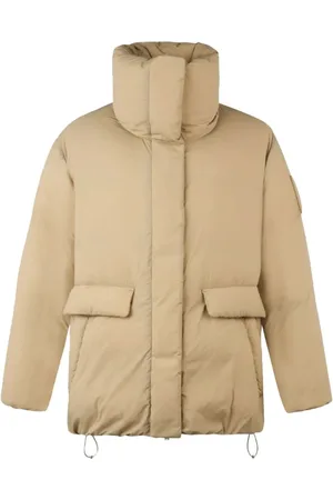 Moose Knuckles Winter Jackets, female, , Size: S Nylon Jacket with Down Filling
