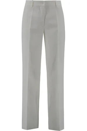 P.A.R.O.S.H. Straight Trousers, female, , Size: M Raisa Trousers with Concealed Fastening