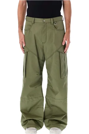 OFF-WHITE Wide Trousers, male, , Size: XL Army Cargo Pants