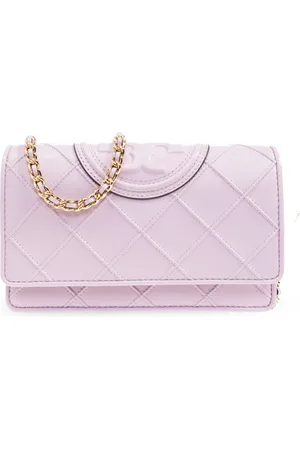 Tory Burch Wallets & Cardholders, female, , Size: ONE SIZE Wallet on a chain Fleming Soft
