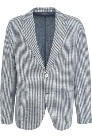Circolo Blazers, male, , Size: XL Vichy Blazer for Men