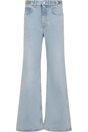 Paco rabanne Flared Jeans, female, , Size: W28 Light Denim Jeans