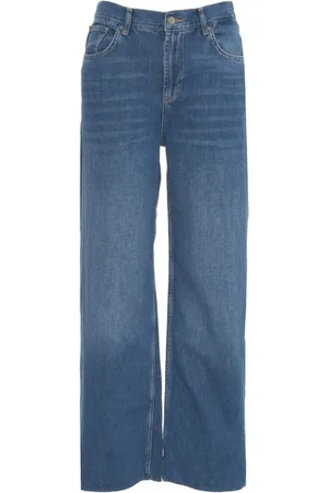 Liu Jo Straight Jeans, female, , Size: W29 Wide Leg Fringed Hem Jeans