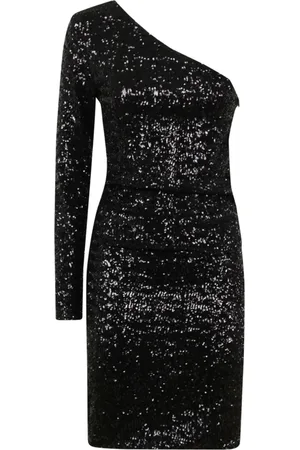 P.A.R.O.S.H. Party Dresses, female, , Size: XS 013 Nero Paillettes Dress