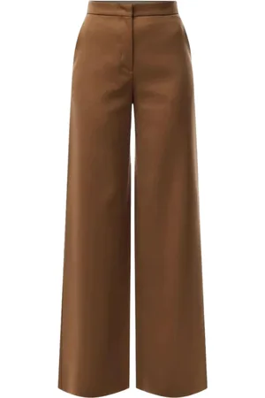 Max Mara Wide Trousers, female, , Size: 2XS Straight Leg Trousers