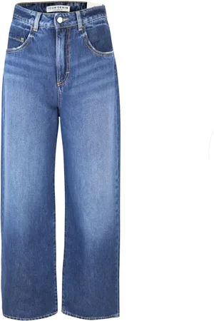 Icon Denim Straight Jeans, female, , Size: W29 Wide Leg Jeans